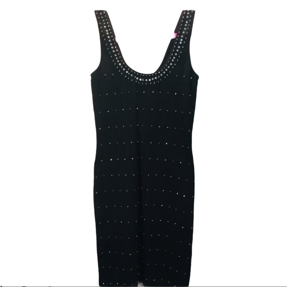 Armani exchange black cocktail dress with‎ Beating